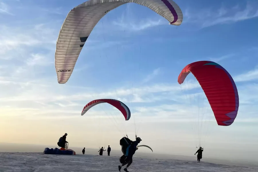 1 heure de vol en parapente avec transport